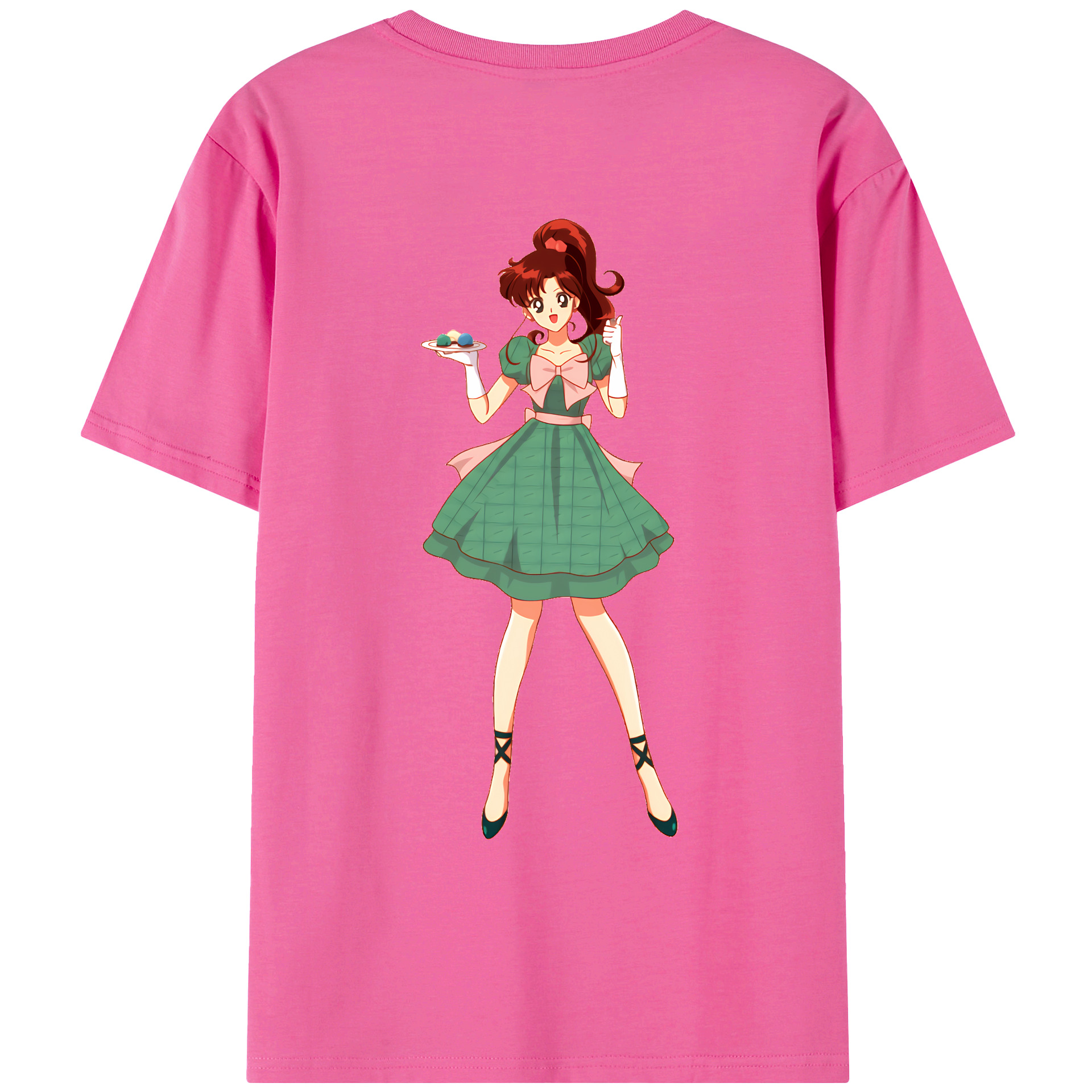 （画像用） 美少女戦士セーラームーン 木野 まこと きの まこと Sailor Moon Kino Makoto （セーラージュピター；Sailor Jupiter） レディース半袖Tシャツ(バックプリント)